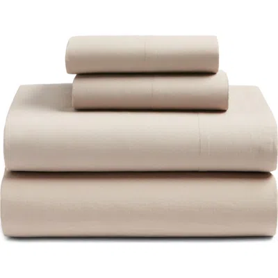 Nordstrom Organic Cotton Percale Sheet Set In Brown