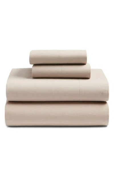 Nordstrom Organic Cotton Percale Sheet Set In Neutral