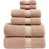 Nordstrom Organic Hydrocotton 6-piece Towel Set $144 Value In Brown