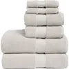 Nordstrom Organic Hydrocotton 6-piece Towel Set $144 Value In Gray