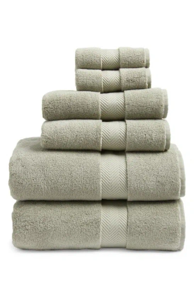 Nordstrom Organic Hydrocotton 6-piece Towel Set $144 Value In Green Halo