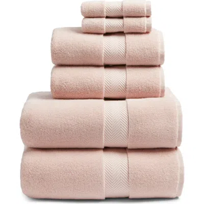 Nordstrom Organic Hydrocotton 6-piece Towel Set $144 Value In Pink