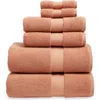 Nordstrom Organic Hydrocotton 6-piece Towel Set $144 Value In Tan Cork