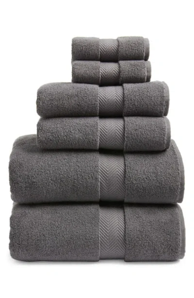 Nordstrom Organic Hydrocotton 6-piece Towel Set $144 Value In Gray