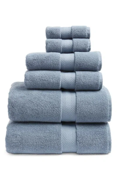 Nordstrom Organic Hydrocotton 6-piece Towel Set $144 Value In Blue