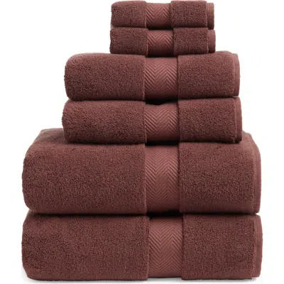Nordstrom Organic Hydrocotton 6-piece Towel Set $144 Value In Brown