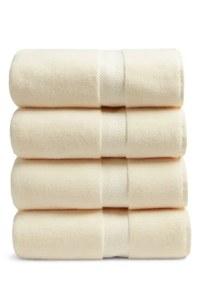 Nordstrom Organic Hydrocotton Set Of 4 Bath Towels $140 Value In Neutral