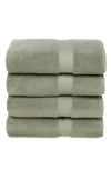 Nordstrom Organic Hydrocotton Set Of 4 Bath Towels In Green Halo
