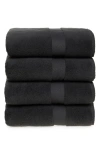 Nordstrom Organic Hydrocotton Set Of 4 Bath Towels In Grey Onyx