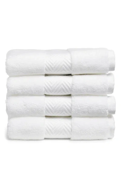 Nordstrom Organic Hydrocotton Set Of 4 Washcloths In White