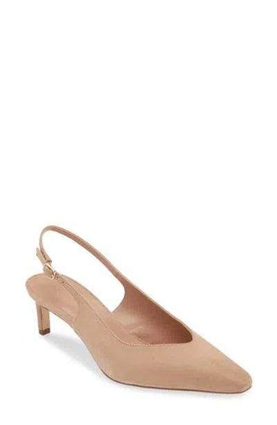 Nordstrom Orleans Slingback Pump In Tan Light