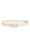 Nordstrom Oval Buckle Leather Belt