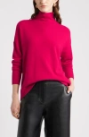 Nordstrom Oversize Cashmere Turtleneck Sweater In Pattern
