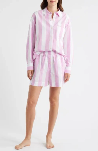 Nordstrom Oversize Stripe Cotton Short Pajamas