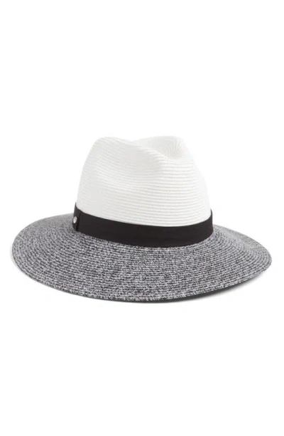 Nordstrom Packable Braided Paper Straw Panama Hat In Black