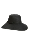 Nordstrom Packable Floppy Hat In Black