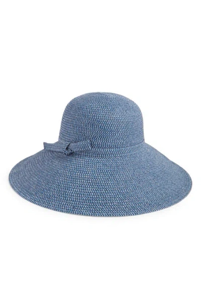 Nordstrom Packable Floppy Hat In Blue Combo