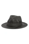 Nordstrom Packable Straw Fedora In Pattern