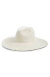 Nordstrom Packable Straw Panama Hat In Ivory