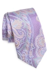 Nordstrom Paisley Silk Jacquard Tie In Purple