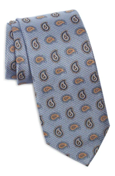 Nordstrom Paisley Silk Tie In Blue