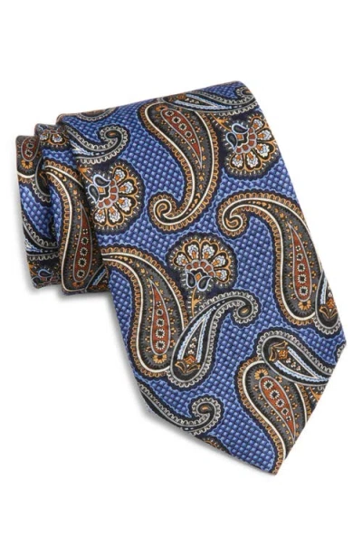 Nordstrom Paisley Silk Tie In Burgundy