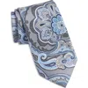 Nordstrom Paisley Silk Tie In Gray