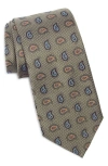 Nordstrom Paisley Silk Tie In Brown
