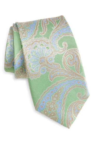 Nordstrom Paisley Silk Tie In Green