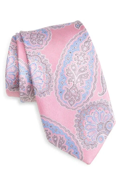 Nordstrom Paisley Silk Tie In Pink