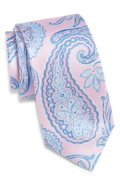 Nordstrom Paisley Silk Tie In Pink