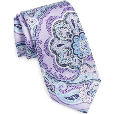 Nordstrom Paisley Silk Tie In Purple