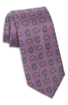 Nordstrom Paisley Silk Tie In Purple