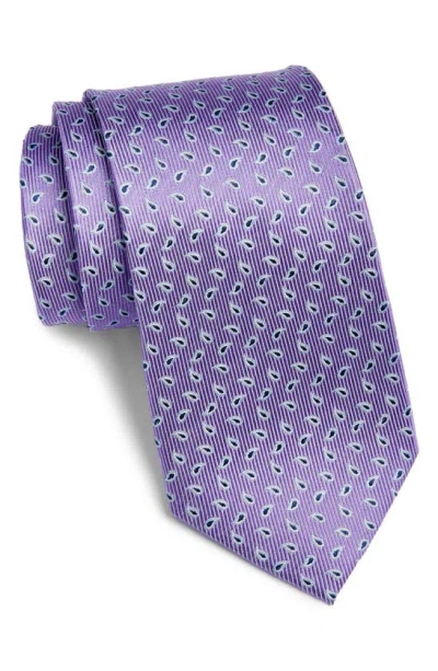 Nordstrom Paisley Silk Tie In Purple