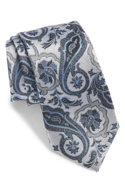 Nordstrom Paisley Silk Tie In Metallic