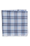Nordstrom Panel Silk Pocket Square In Blue