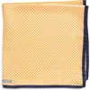 Nordstrom Panel Silk Pocket Square In Orange