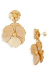 Nordstrom Pansy Drop Earrings In Gold