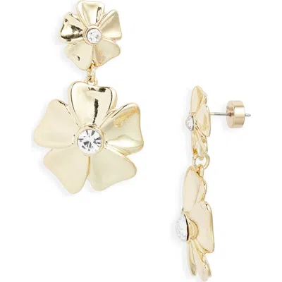 Nordstrom Pansy Drop Earrings In Gold