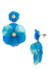 Nordstrom Pansy Drop Earrings In Pattern