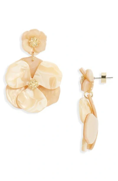 Nordstrom Pansy Drop Earrings In Red