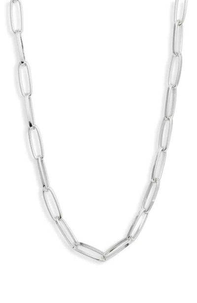Nordstrom Paperclip Chain Necklace In Metallic