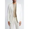 Nordstrom Patch Pocket Linen Sport Coat In White