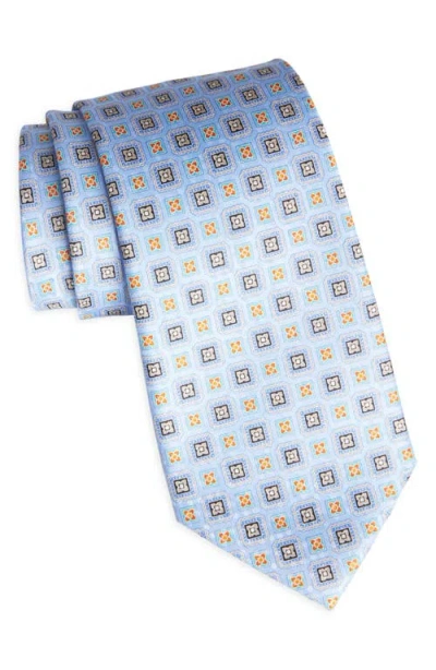 Nordstrom Pattern Silk Tie In Blue