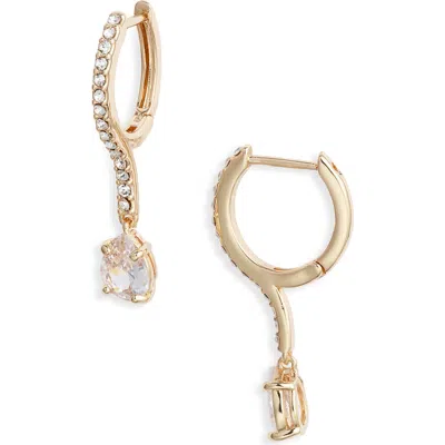 Nordstrom Pavé Bar Drop Huggie Earrings In Gold