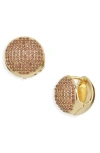 Nordstrom Pavé Orb Huggie Earrings In Gold