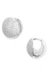 Nordstrom Pavé Orb Huggie Earrings In Metallic
