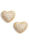 Nordstrom Pavé Tiny Heart Earrings