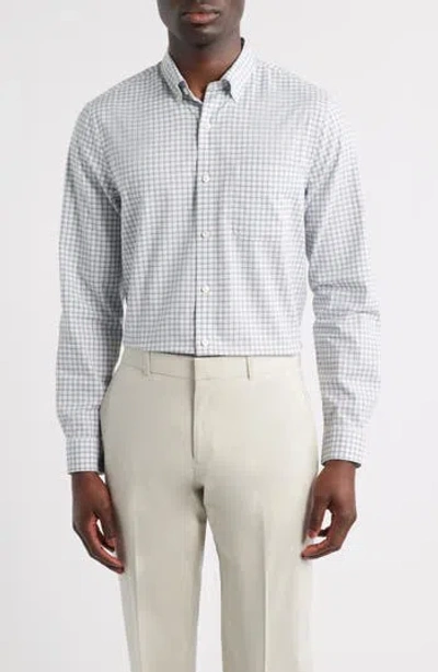 Nordstrom Payne Grid Check Button-down Shirt In Blue