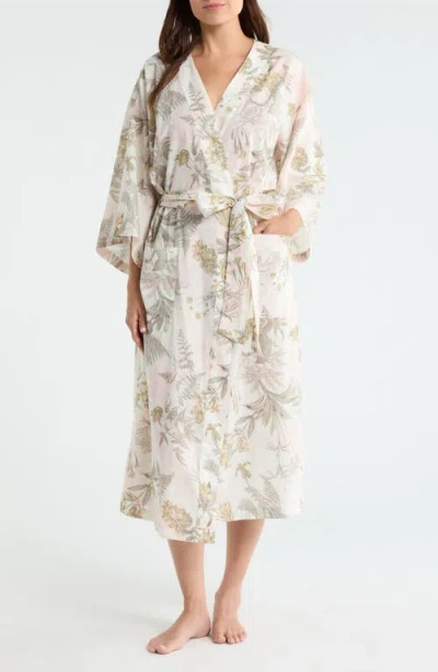 Nordstrom Peached Cotton Lawn Robe In White